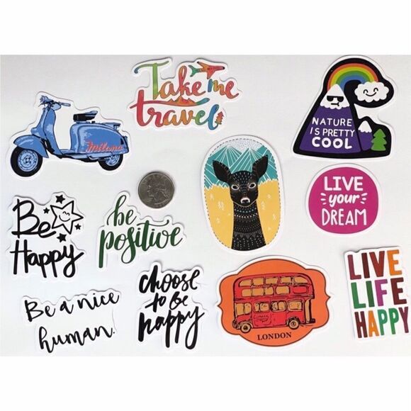 Adventure Stickers-Vinyl Waterproof  - Picture 2 of 2